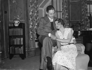 The Sevenoaks Players, an amateur group, performing. 1936