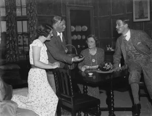 The Sevenoaks Players, an amateur group, performing. 1936
