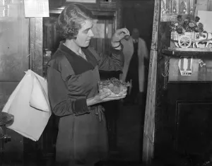 Fruit Prints: Forty shillings a pound strawberries for royal wedding breakfast. 27 November 1934