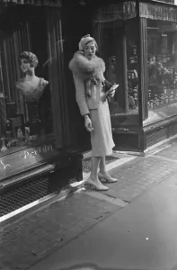 Shopping in Bond Street Hon Mrs Edward Greenall