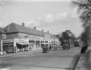 Shops on Marechal Niel Parade in Sidcup, Kent. 1937