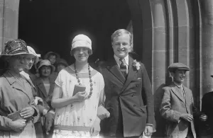 Framed Print : The shy Earl weds at Oxford The marriage between the Earl of Longford and Christine Framed Print : The shy Earl weds at Oxford The marriage between the Earl of Longford and Christine