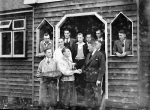 Handshake Prints: Sidcup Golf Club group. 1935