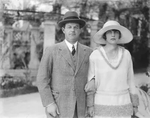 Sir Albert Sterns Engagement Sir Albert Stern and his bride to be Miss Helen Orr