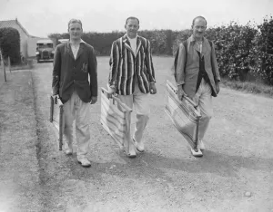 Three Prints: Sir Archibald Weigals cricket week at Spa The Notts Amateur players B H Dowson