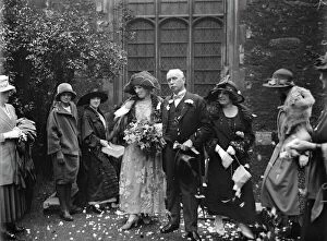 Society Collection: Sir Arthur Carkeek weds. Sir Arthur Carkeek, a big employer at Redruth, Cornwall