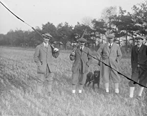 Field Collection: Sir Cuthbert and Lady Quilters shooting party at Bawdsey Manor near Felixstowe, Kent