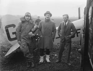 Sir Sefton Brancker starts his survey flight to India. Air Vice Marshal Sir Sefton Brancker