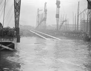 Ship Prints: Slipways at Cammel Lairds, Birkenhead 27 November 1920