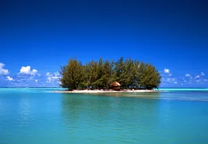 Paradise Prints: Small Island off Tahiti Morea