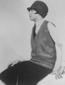 Social leader wears novel spring mode. Mme Olga Poufkin, a leader in Russian Society