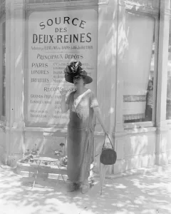 Actress Prints: Society at Aix Les Bains, France. Miss Ellis Jeffries, who is to have a leading