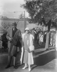 Society on the Riviera The Maharajah of Pudukota and Mrs Thorpe at Cannes 14 February