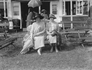 Green Prints: Society at Roehampton Lady Mahon and Mrs J Montague 21 May 1921