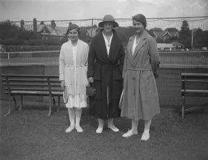 Three Prints: Society at Southampton Tennis Tournament Many society folk are taking part in