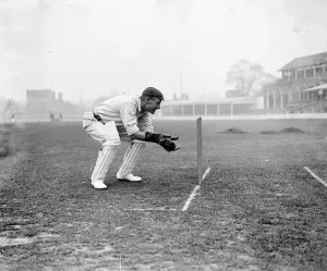 The South African cricket team at practice at Kennington oval
