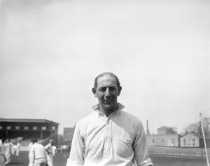 South African cricketers practice at the Kennington Oval, London Manfred John Susskind