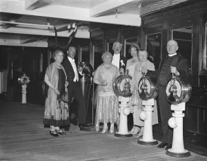 South Hants county ball aboard SS Majestic at Southampton Rev Vernon Busbridge