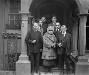 A Soviet Delegation arrives in London. The Soviet Delegation, which is to visit