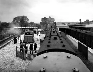 Two special trains were used to move a farm - lock, stock and barrel, from Edenbridge, Kent, to Aberdeenshire, Scotland. The first train took the dead stock and equipment, and the second the animals