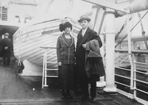 The spirit of self sacrifce Mr and Mrs Gordon Holland, of Chicago, who have given
