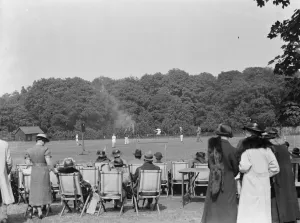 Education Prints: Sports at Pennthorpe School in Chislehurst, Kent. Pupils compete in the high jump