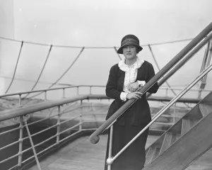 Ship Prints: On the SS Berengaria Miss Maggie Teyte, The prima donna 23 February 1924