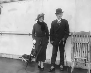 The SS Imperator arrives at Southampton Sir Johnstone and Lady Forbes Robertson 23
