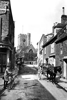 Transport Collection: St Peters Church, Broadstairs, Kent, England. 1910