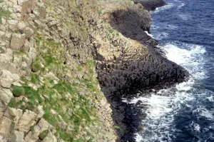 Staffa Scotland The Basaltic pavements of the island of Staffa