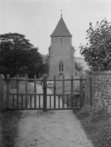 Ruin Prints: Stansted church. 1937