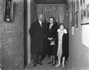 Fur Coat Prints: At the Stansted Theatre, Stansted Park, West Sussex, the Earl and Countess