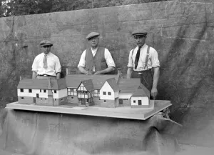 Miniature Prints: Staplehurst Mat in Kent: Home model by Downton and Son. 1934