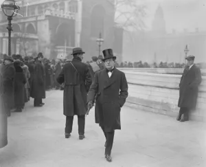 The State Opening of Parliament Admiral Lord Beatty arriving at the House of Lords