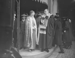 The state opening of Parliament. Earl and Countess of Beauchamp. 15 January 1924