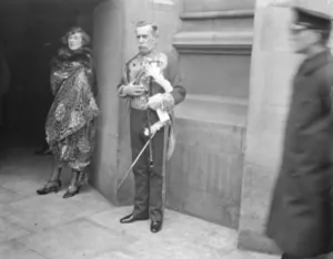 State Opening of Parliament by the King Lord Fitzalan, leaving 14 December 1921