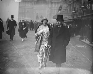 State opening of Parliament. Lord and Lady Mildmay of Fleet. 9 December 1924