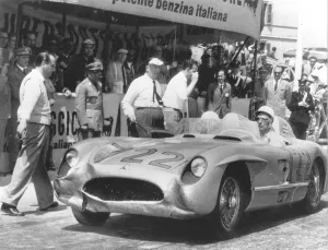 Sports Car Prints: Stirling Moss became the first Englishman to win the 1000 mile road race