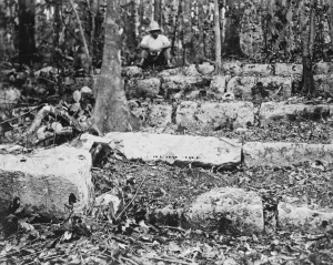 Dr Gann Prints: Stone stairway. 26 April 1926