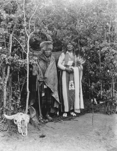 Indigenous Prints: The Stoney Red Indians at Banff, Alberta Medicine Man 19 September 1919 The Nakoda