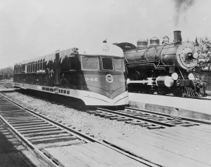Streamlined and steam. The development of 35 years of railway engineering and design