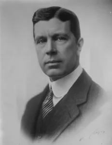 Prince Prints: A striking recent portrait of the Crown Prince Gustaf of Sweden. January 1930