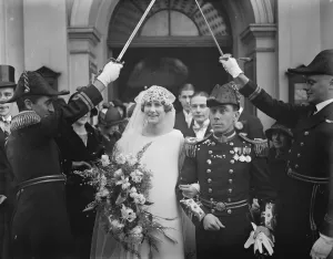 Submarine commander weds The wedding took place at St Marys Holly Place, Hampstead