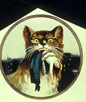 Suffragette Collection: Suffragettes - Cat & Mouse