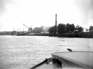 Water Prints: Sugar beet factory at Cantley, Norfolk. 1934
