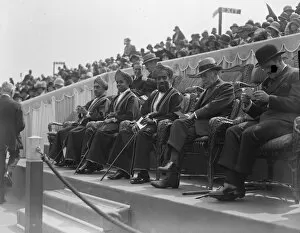 Spectators Collection: Sultan of Zanzibar at the Hurlingham Club. 1 June 1929