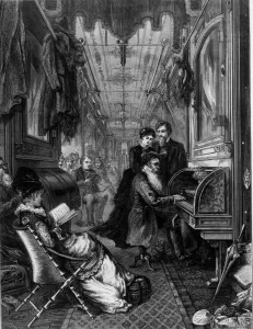 Entertainment Prints: Sunday on the union Pacific Railway 1875