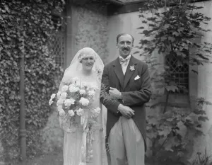 The Surrey cricket captains wedding Mr P G H Fender, the Surrey County Cricket Captain