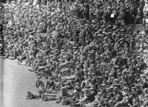 Surrey versus Nottinghamshire at the Oval in the County Championship. Part of