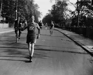Running Prints: Surrey Walking Club Races W Jessop in the race 15 September 1923